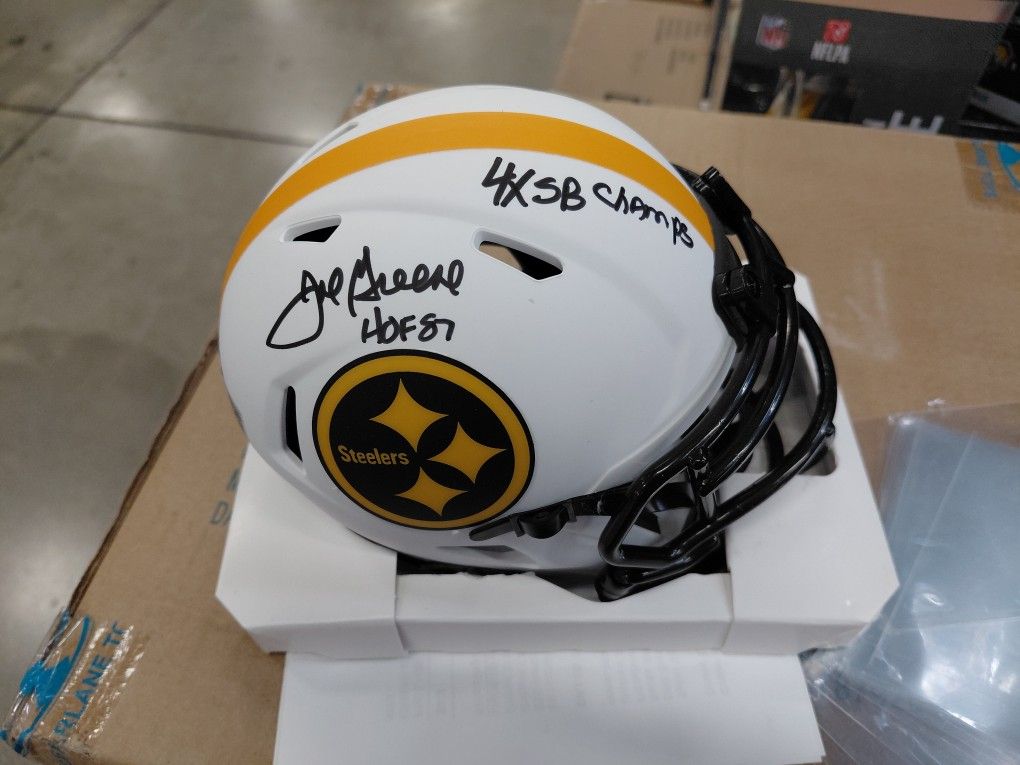 Pittsburgh Steelers Mean Joe Greene Autograph Beckett Authentication