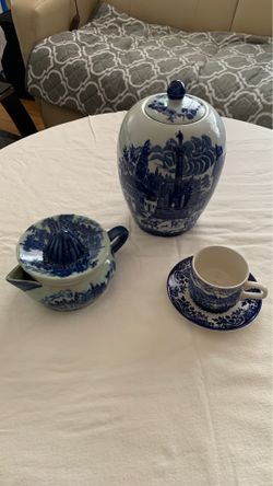 Vintage Blue glassware