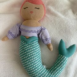 MERMAID STUFFED PILLOW 16”🩷🩵🧜🏻‍♀️