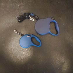 Set Of 2 Retractable Dog Leashes