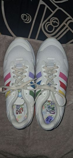 Adidas Mens zx 1k boost "pride", "love unites" sneakers Size 8.5 in Good Condition