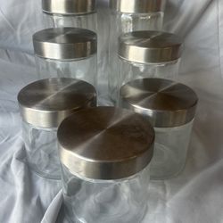 6 Food Shortage Glass Containers