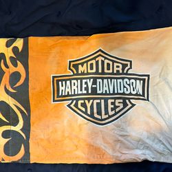 Vintage Harley Davidson Pillowcase 