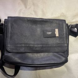 Shinola Detroit Slim Messenger Handmade leather bag