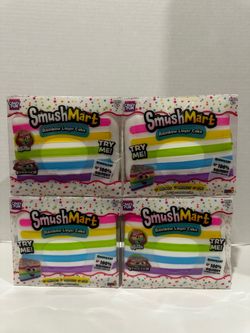 Smushmart rainbow sprinkle cake collectible rms squish toy brand new