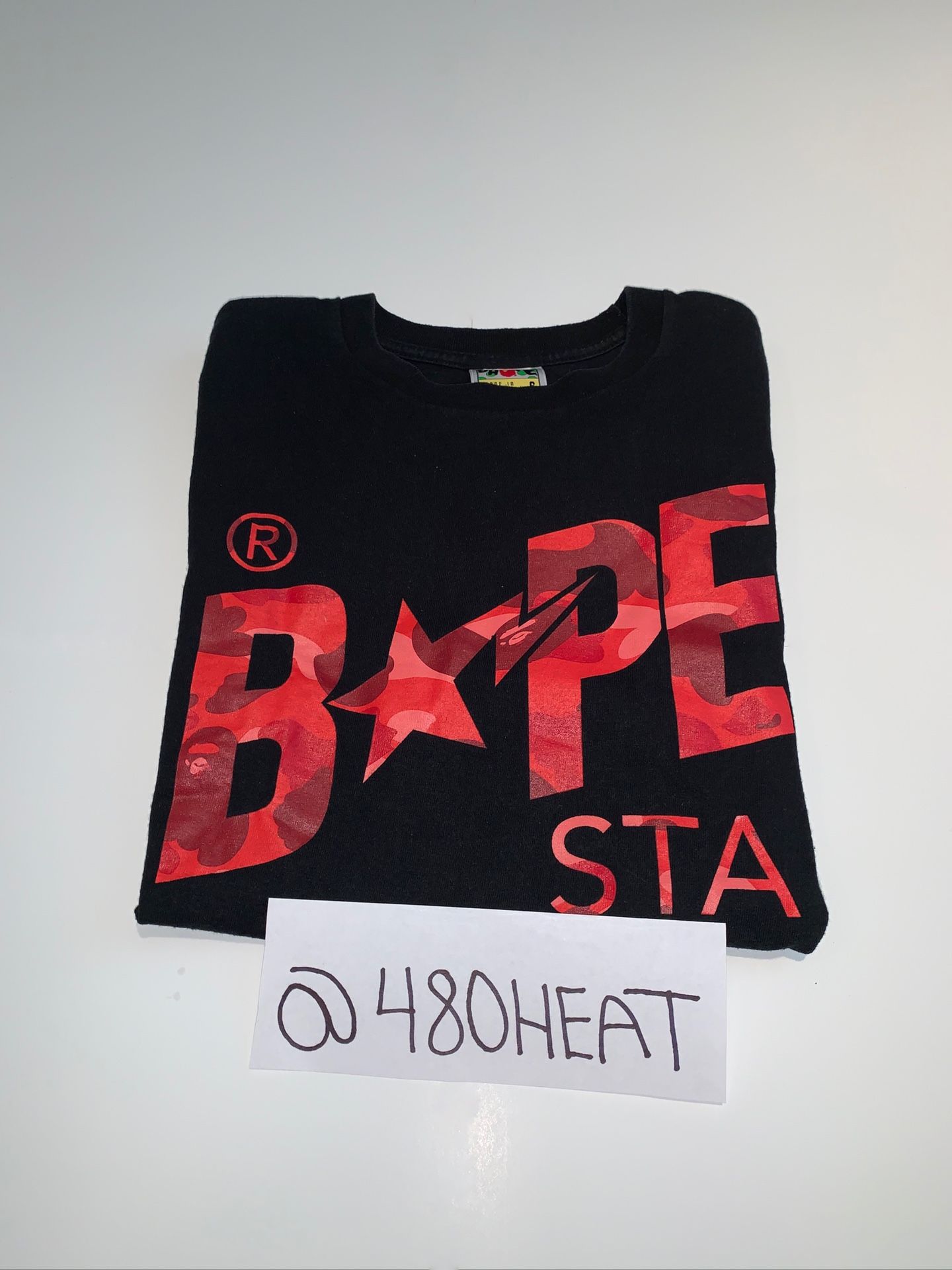 BAPE BAPESTA LOGO TEE