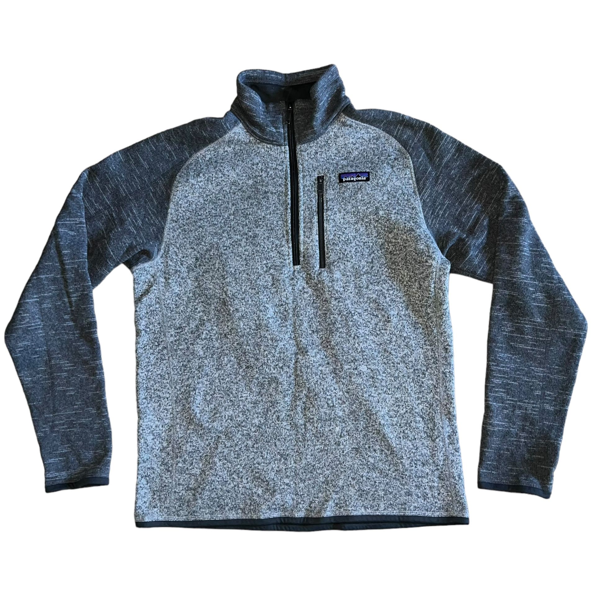 Patagonia Better Sweater 1/4-Zip Knit Fleece Size Medium Nickel Forge Gray 25523