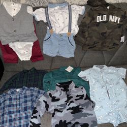 Outfit Sets, Dress Shirts Baby Boy 18mt