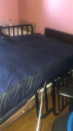Hosipitol bed with tray table , electric wheel chair and Manuel wheel chair and hoier lift