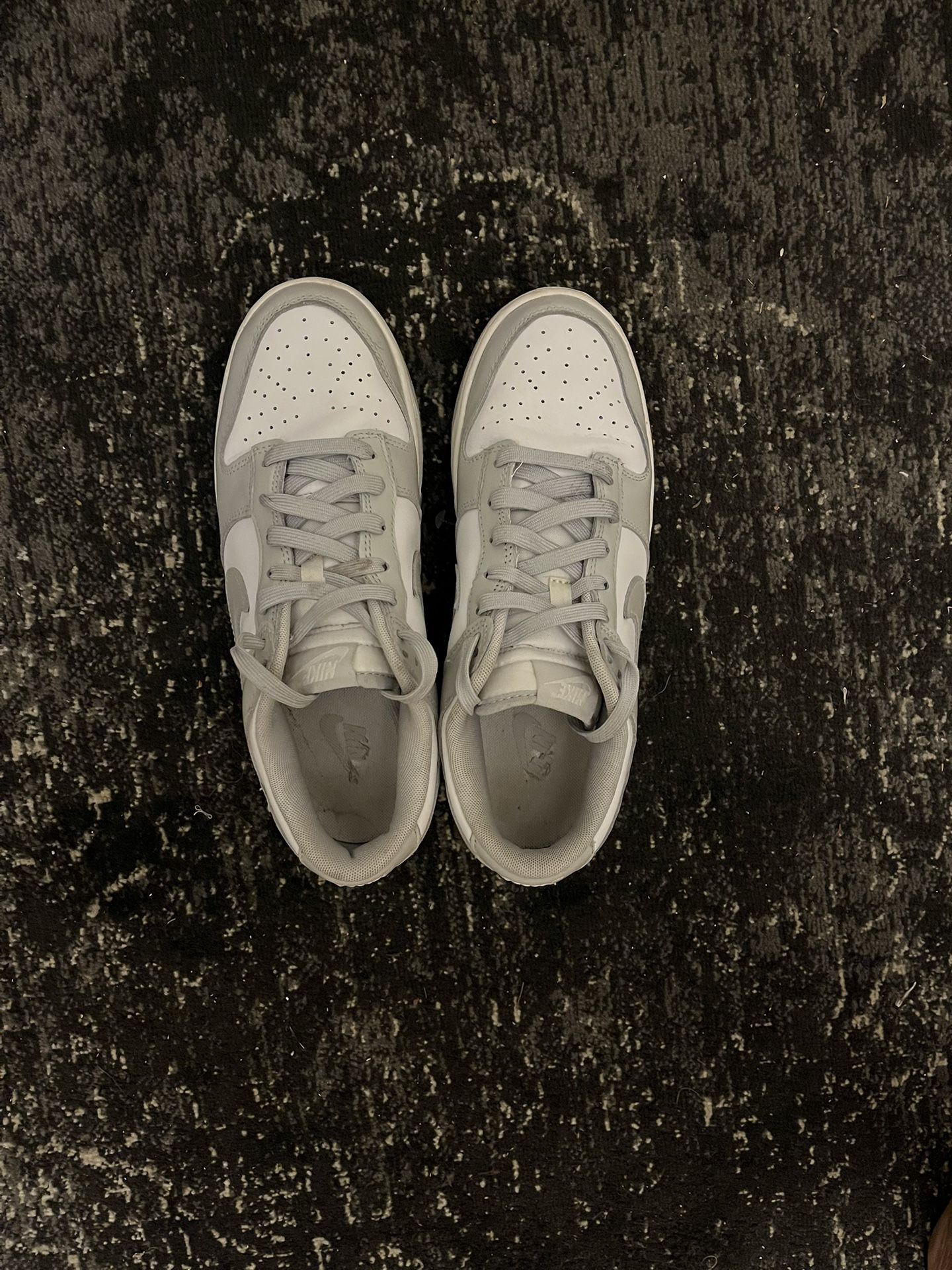 Grey/white Nike dunks Size 8.5