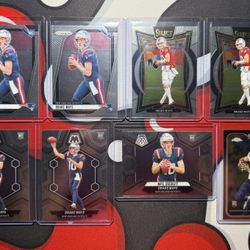 Drake Maye RC Cards Rookie Prizm, Select, Topps, And Mosaic