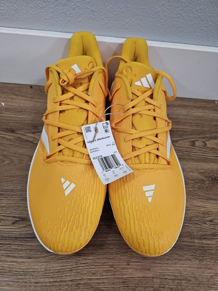 New Rare Adidas Afterburner Baseball Metal Cleats Size Men
