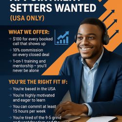 Appointment Setter Needed 