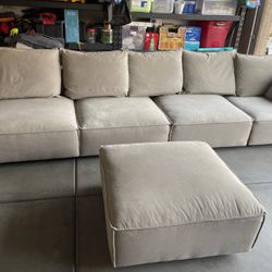 Gray Sectional 