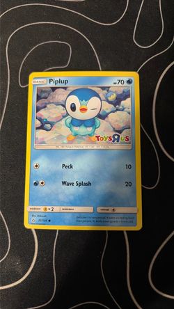 Piplup Pokémon Card 32/156 Toys R Us Promo