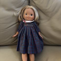 1978 Doll with Hand Smocked Dress
