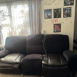 Double Recliner Couch 