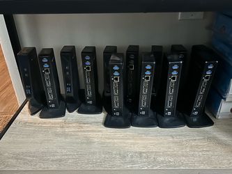 Lot Of 13 Wavlink WL-UG69PD5 Dual 4K USB-C Docking Station Units Only No Adapter