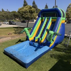 Waterslide 2 Lanes Jumper 