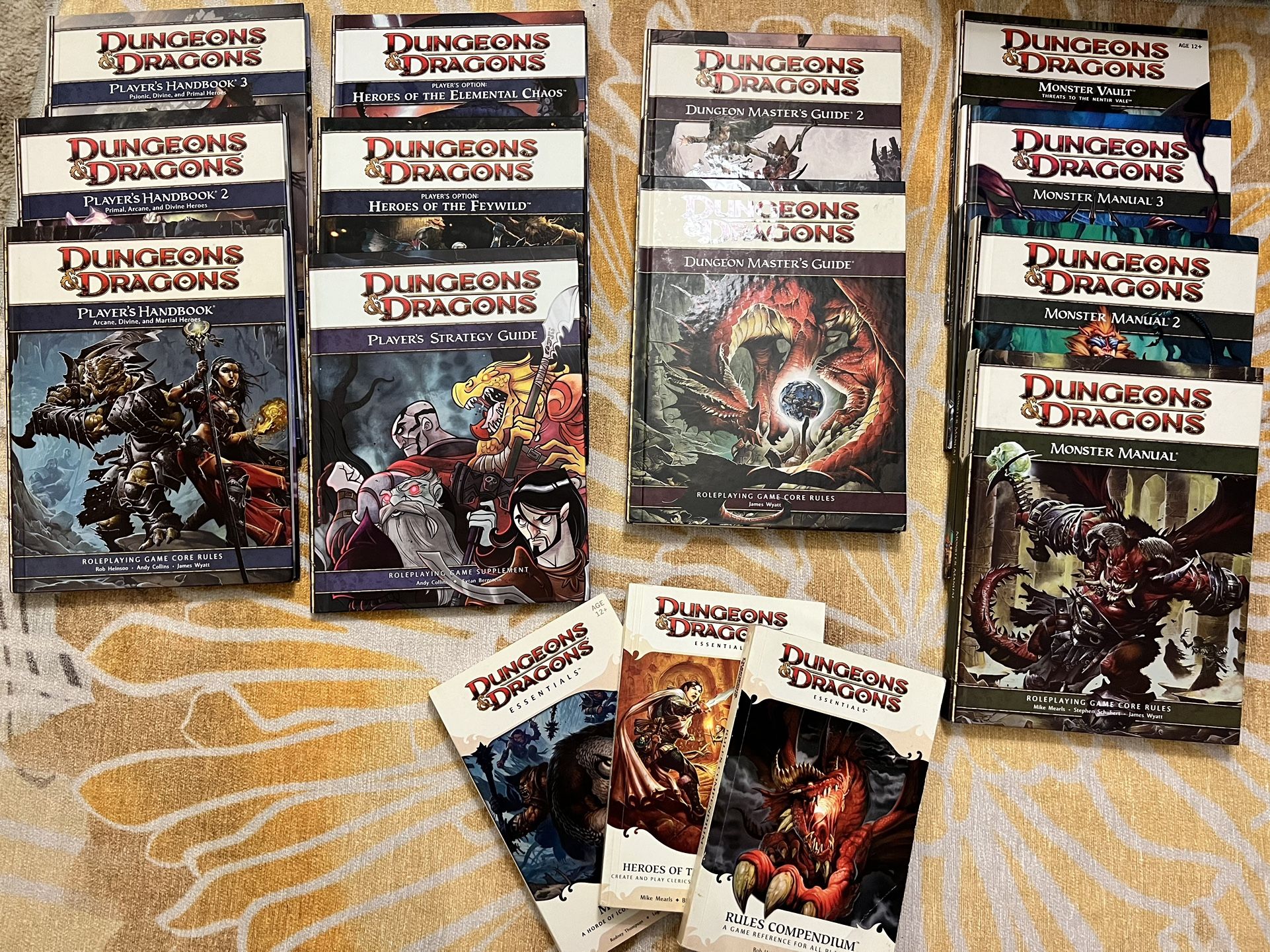 Dungeons & Dragons 4th Edition 15 Books 