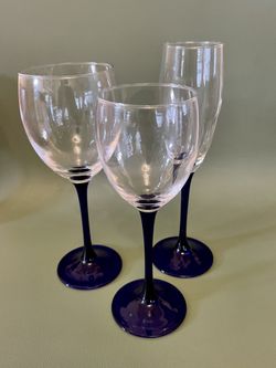 3pc Vintage Luminarc Glasses