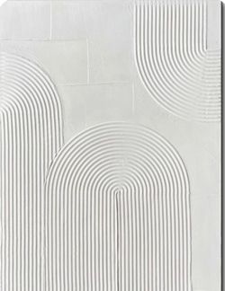 White Canvas Wall Art 24”x36”