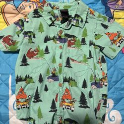 A Goofy Movie Toddlers Button Shirt
