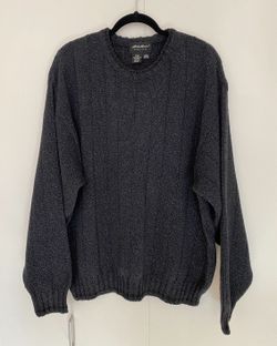 Eddie Bauer Men’s Gray Knit Crewneck Relaxed Sweater XL