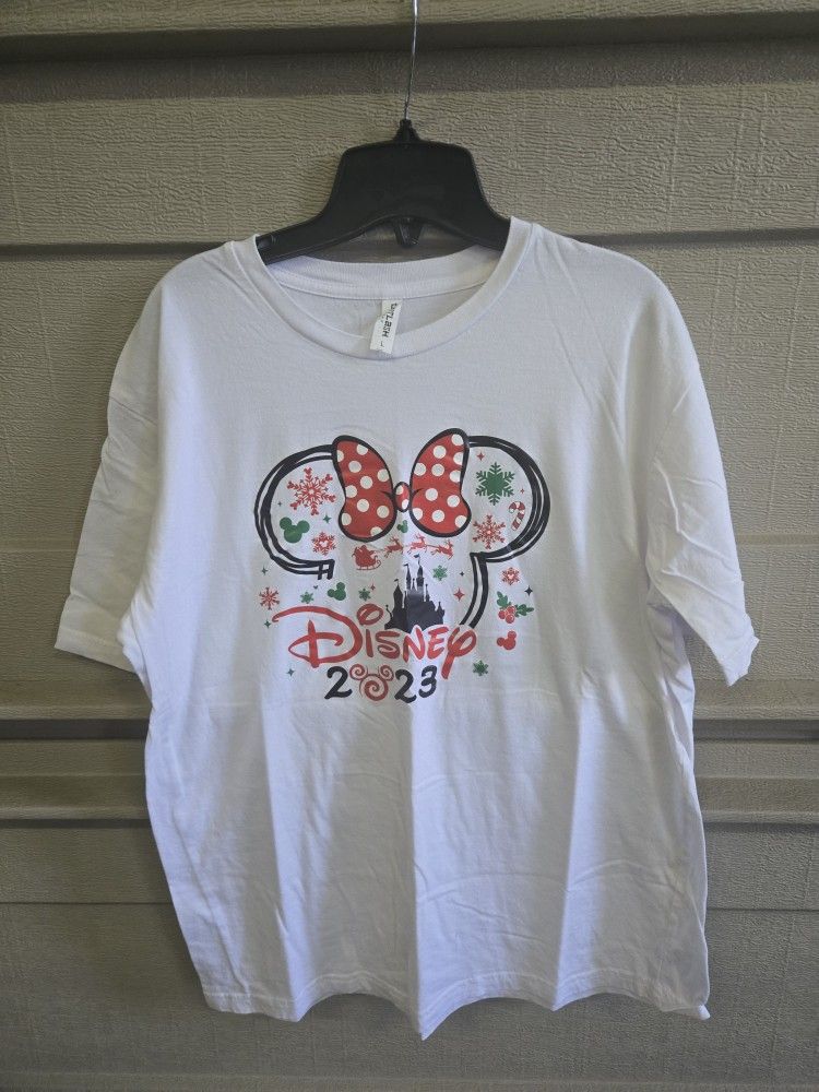 Disney Minnie Mouse Christmas Shirt 2023 XL