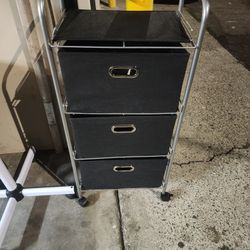 3 TIER STORAGE  CART WITH WHEELS