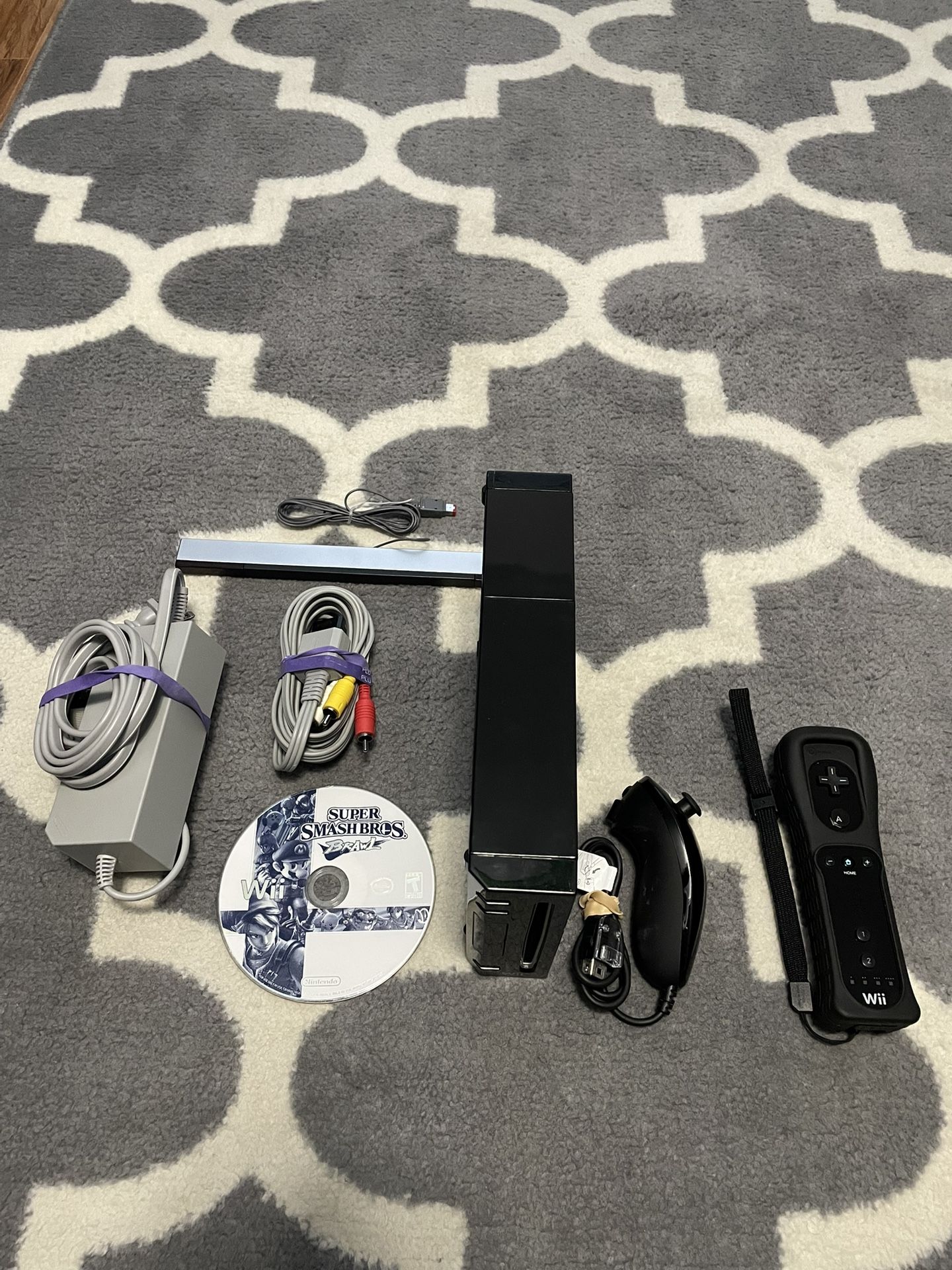 Nintendo Wii With Super Smash Bros Brawl