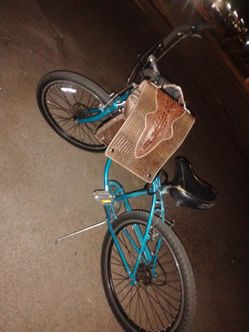 Teal Blue Cruiser Bicycle