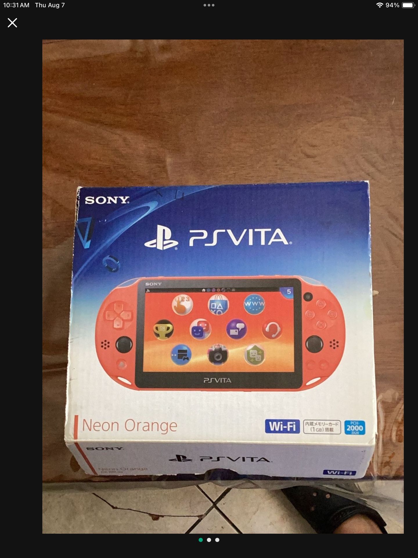 -Brand New Conditions Neon Orange PS Vita Slim 2000-