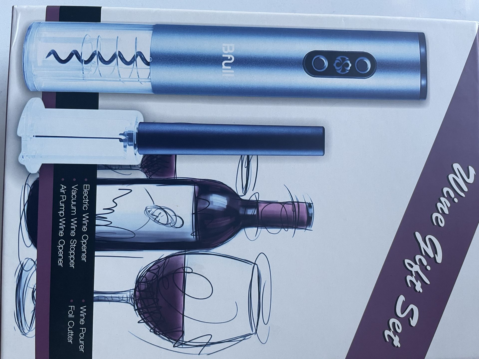 Electric Wine Opener Set