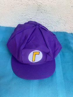 Mario Brothers Waluigi Purple Hat