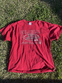 2000 Oklahoma Sooners Big 12 Champs tee