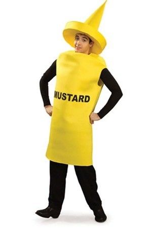 Mustard Costume . (Hotdog Costumes )