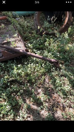 Old equipment for tractor