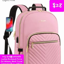 $28🌸LOVEVOOK Laptop Backpack Purse for Women, Work Travel Computer Bag. Brand New. Only $28