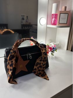Aesthetic Mini Bag (black/ brown/ leopard print)