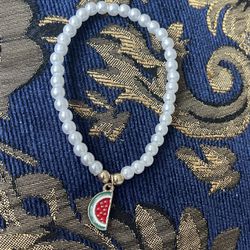 New | Palestine Watermelon Pearl Bracelet