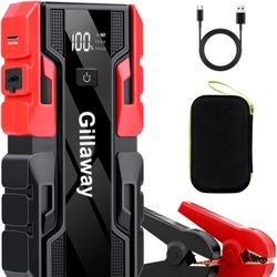 3000A Car Jump Starter Battery Pack (up to 9.0L Gas and 7.0L Diesel Engine), 12V Car Battery Charger, Jump Box with USB 3.0 Power Bank