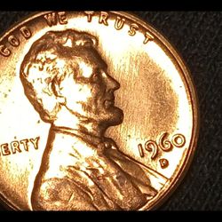 Lincoln Penny1960 D Rd Ms67