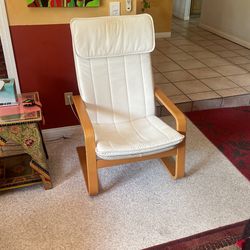 White Lounge Chair