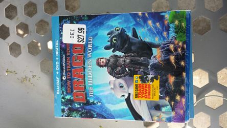 How to train a dragon the Hidden World DVD Blu-ray