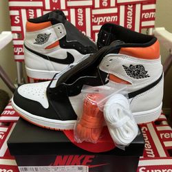 Jordan 1 High Retro Electro Orange size 9.5