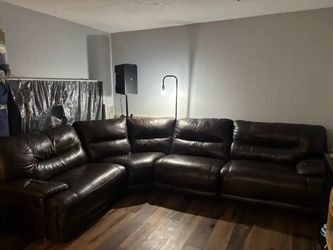 Gorgeous leather sectional