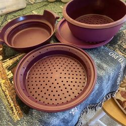 Purple Topperwate Steamer