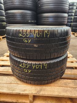 235 40R 19 USED TIRES GOOD YEAR 2354019 USED TIRES (PAIR) MOUNT BALANCE INCLUDED