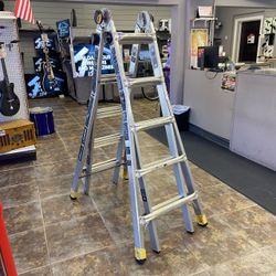 Gorilla GLMPXA-22B 22-foot Multi Position Ladder 300lb Capacity 11060066
